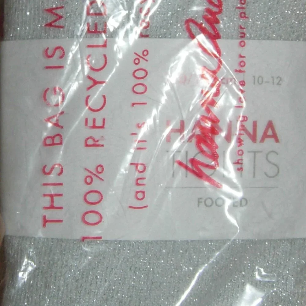 HANNA ANDERSSON Footed Tights 140/150 10-12